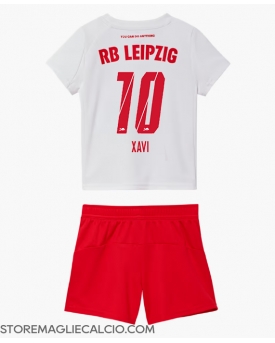 RB Leipzig Xavi Simons #10 Maglia Gara Casa Repliche 2025-26 Bambino Maniche Corte
